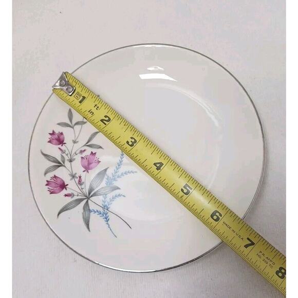 Royal Monarch China Fern Valley 6.5" Dessert Plate Holland MCM VNTG Replacement - Picture 13 of 16